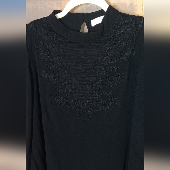ASTR The Label Black Blouse L - Picture 2 of 8